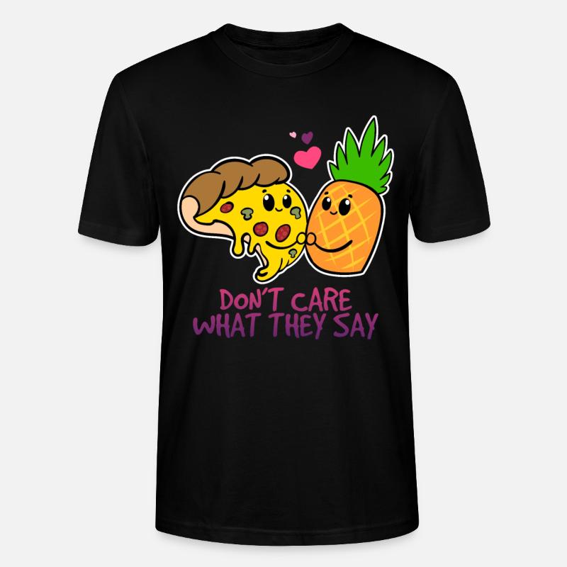 Pizza Hawaii - Stanley/Stella Unisex Bio-T-Shirt CRAFTER - Schwarz