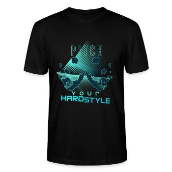 Hardstyle Festival T Shirt Fan Design - Sommerzeit - T-shirt bio CRAFTER Stanley Stella Unisexe - noir - Devant - Alina (178cm) & Michal (187cm)