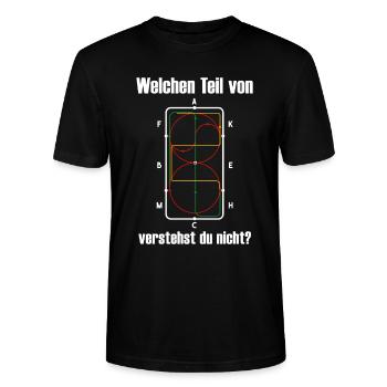 Reiterin Spruch Reiten Reiter - Stanley/Stella Unisex Bio-T-Shirt CRAFTER - Schwarz - Vorne - Alina (178cm) & Michal (187cm)