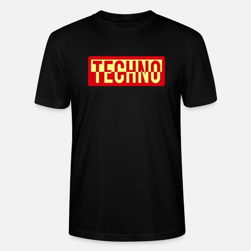 TECHNO - Stanley/Stella Unisex Bio-T-Shirt CRAFTER - Schwarz