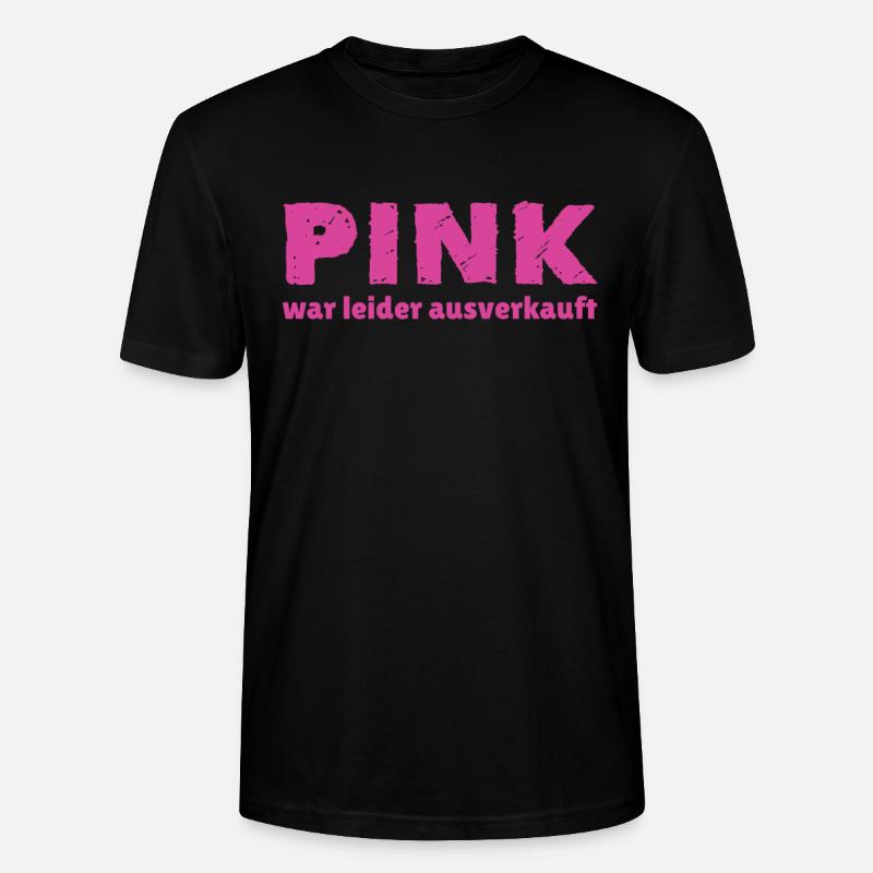 Pink était épuisé - T-shirt bio CRAFTER Stanley Stella Unisexe - noir