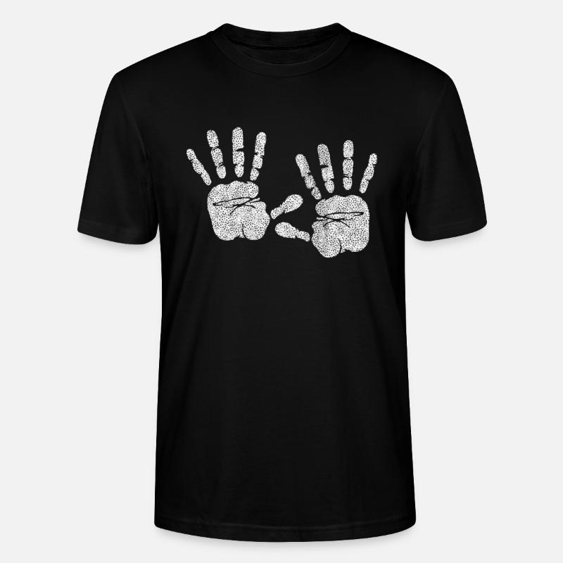 Boulderer Klettern Bouldern Kletterer - Stanley/Stella Unisex Bio-T-Shirt CRAFTER - Schwarz