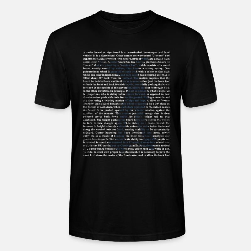 Waveboarden - Stanley/Stella Unisex Bio-T-Shirt CRAFTER - Schwarz
