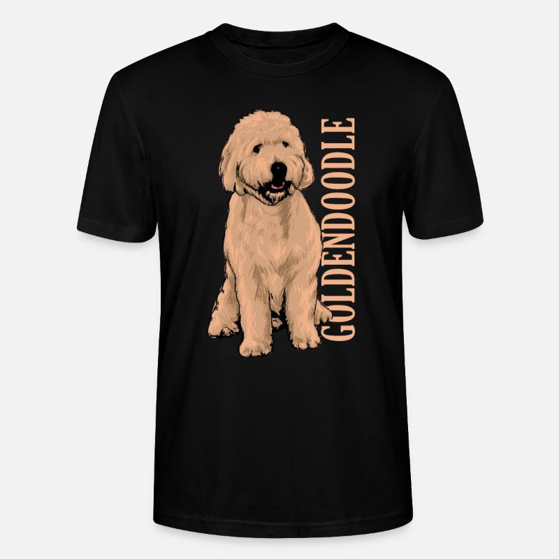 Goldendoodle - Stanley/Stella Unisex Bio-T-Shirt CRAFTER - Schwarz