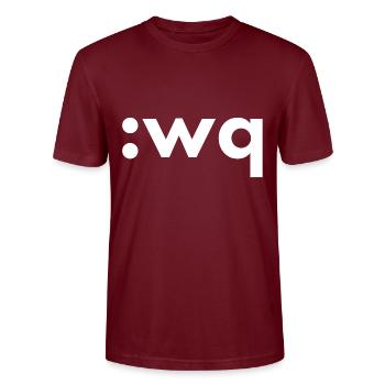 : wq - Stanley/Stella CRAFTER Unisex Organic T-Shirt - burgundy - Front - Alina (178cm) & Michal (187cm)