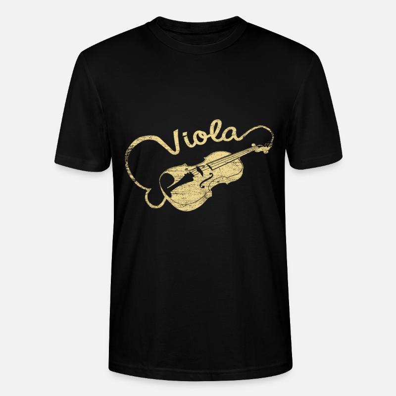 Bratsche - Stanley/Stella Unisex Bio-T-Shirt CRAFTER - Schwarz