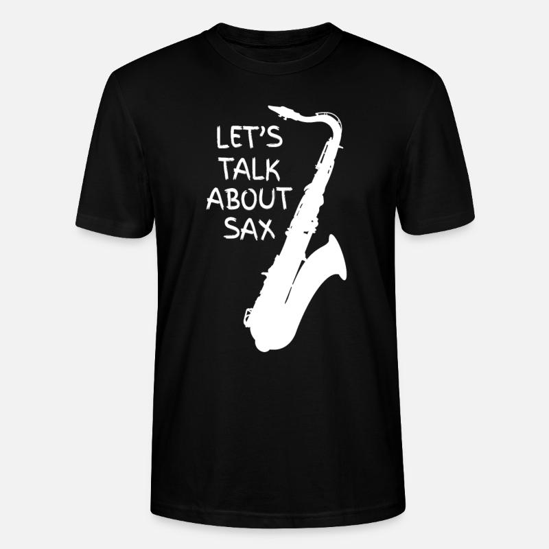Saxophone - Stanley/Stella Unisex Bio-T-Shirt CRAFTER - Schwarz