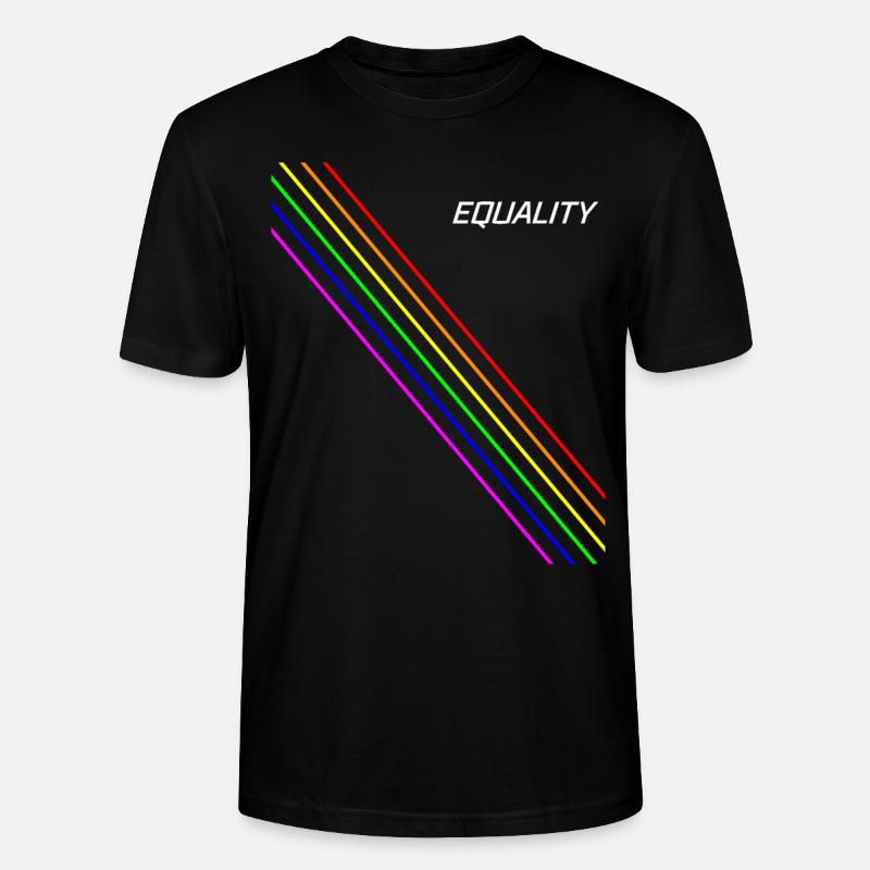 Equality Elegant LGBT+ - Stanley/Stella Unisex Bio-T-Shirt CRAFTER - Schwarz