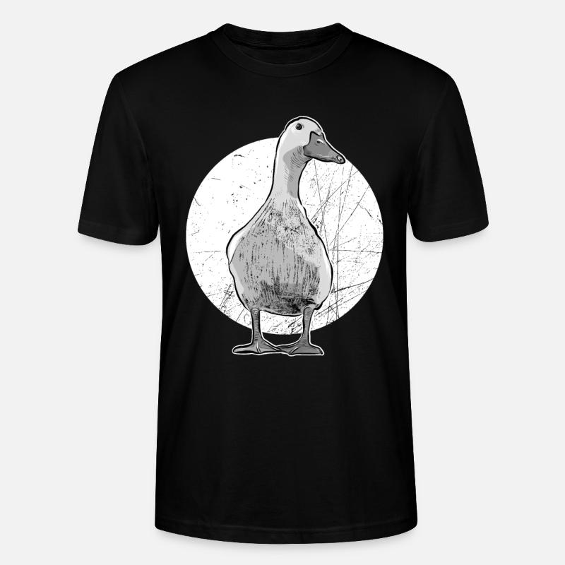 Gans - Stanley/Stella Unisex Bio-T-Shirt CRAFTER - Schwarz