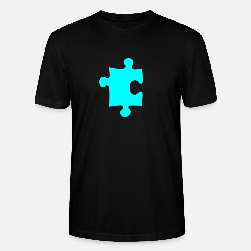 Puzzle - Stanley/Stella Unisex Bio-T-Shirt CRAFTER - Schwarz