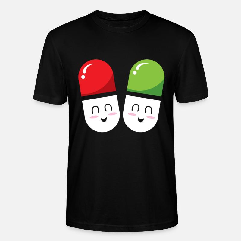 Pharmacien comprimés pharmacie médecins - T-shirt bio CRAFTER Stanley Stella Unisexe - noir
