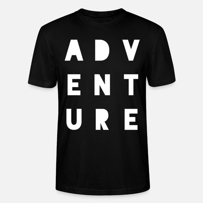 Aventure aventure aventure - T-shirt bio CRAFTER Stanley Stella Unisexe - noir