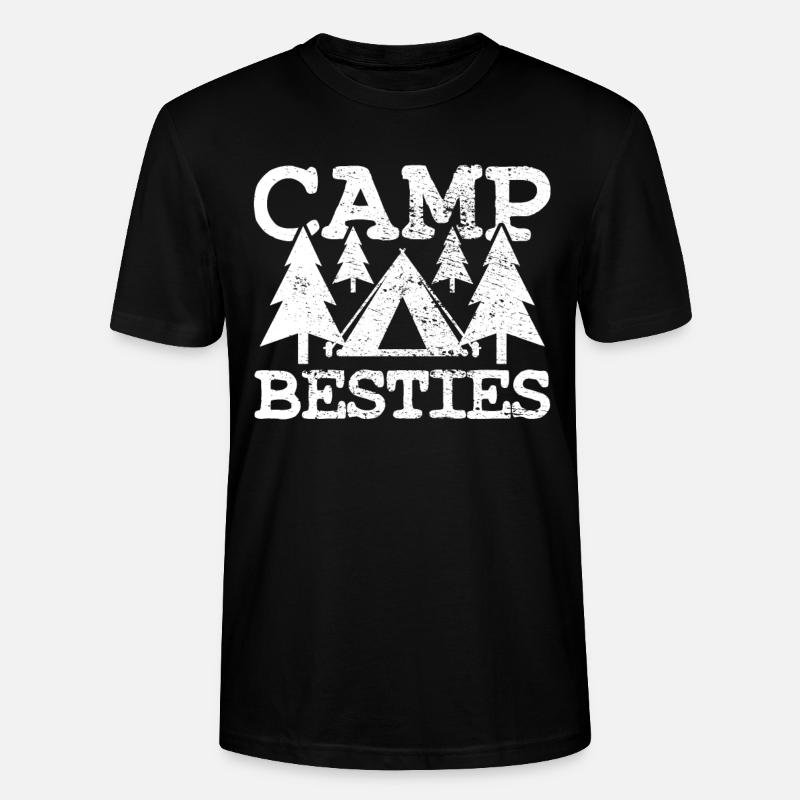 Camping - Stanley/Stella Unisex Bio-T-Shirt CRAFTER - Schwarz