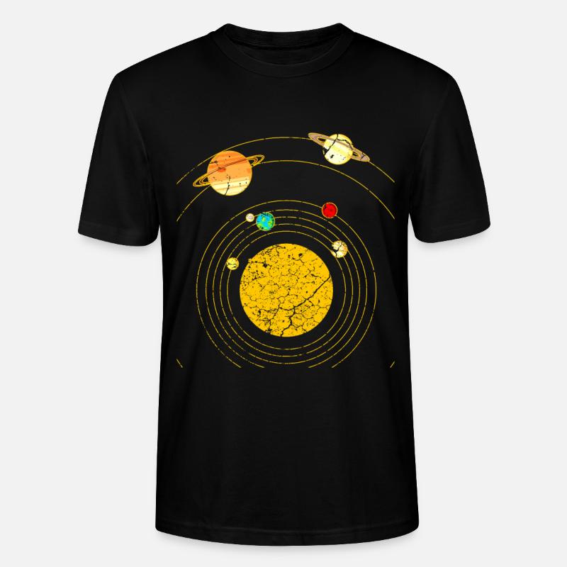 Sonnensystem - Stanley/Stella Unisex Bio-T-Shirt CRAFTER - Schwarz