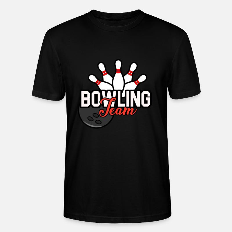 Bowling Bowling Sport Boule - T-shirt bio CRAFTER Stanley Stella Unisexe - noir
