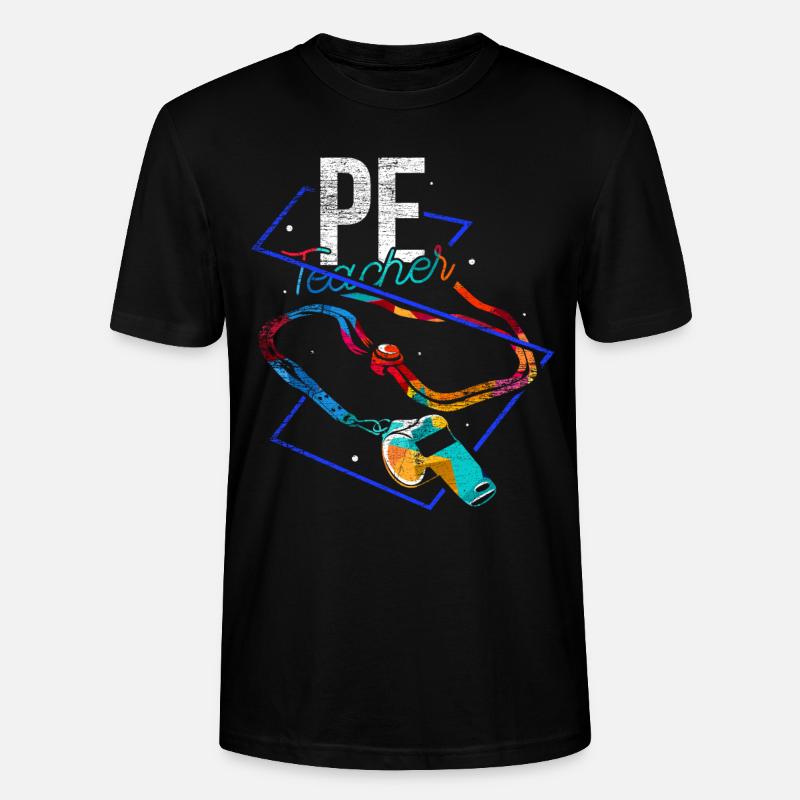 Sportlehrer Polygon - Stanley/Stella Unisex Bio-T-Shirt CRAFTER - Schwarz