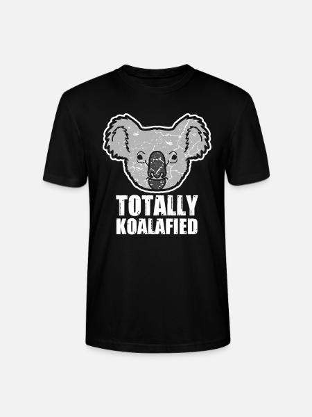 Koala Funny Australia - Stanley/Stella CRAFTER Unisex Organic T-Shirt - black