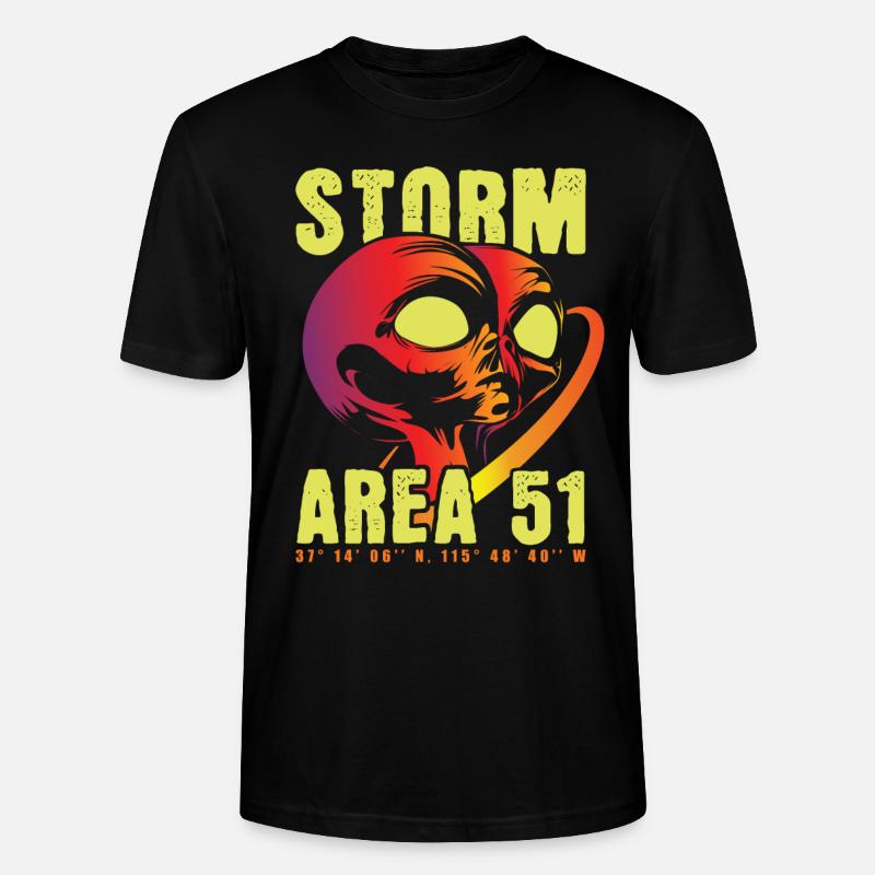 Storm Area 51 - T-shirt bio CRAFTER Stanley Stella Unisexe - noir