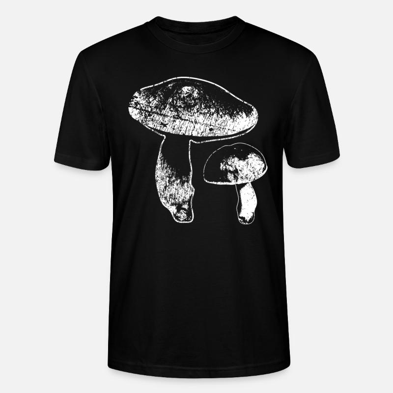 Steinpilze - Stanley/Stella Unisex Bio-T-Shirt CRAFTER - Schwarz