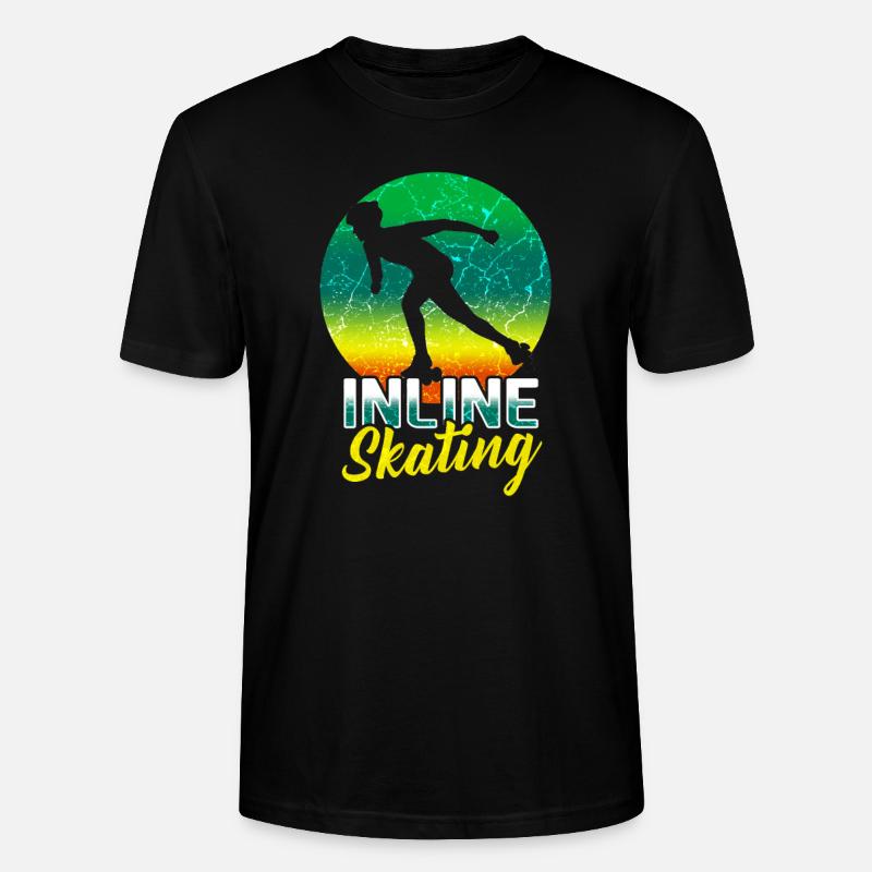 Inline Skating Inline Skating - Stanley/Stella CRAFTER Unisex Organic T-Shirt - black