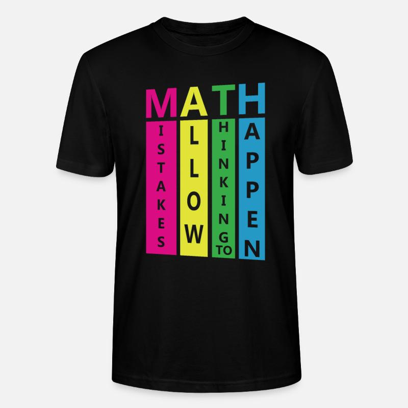 Mathe - Stanley/Stella Unisex Bio-T-Shirt CRAFTER - Schwarz