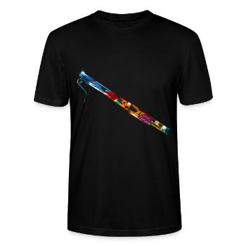 Fagott Geschenk - Stanley/Stella Unisex Bio-T-Shirt CRAFTER - Schwarz - Vorne - Alina (178cm) & Michal (187cm)