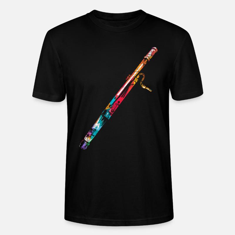 Fagott Geschenk - Stanley/Stella Unisex Bio-T-Shirt CRAFTER - Schwarz
