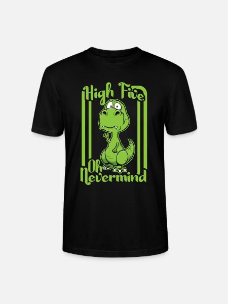 High five - Stanley/Stella CRAFTER Unisex Organic T-Shirt - black
