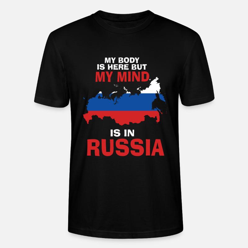 Russie Eurasie - T-shirt bio CRAFTER Stanley Stella Unisexe - noir
