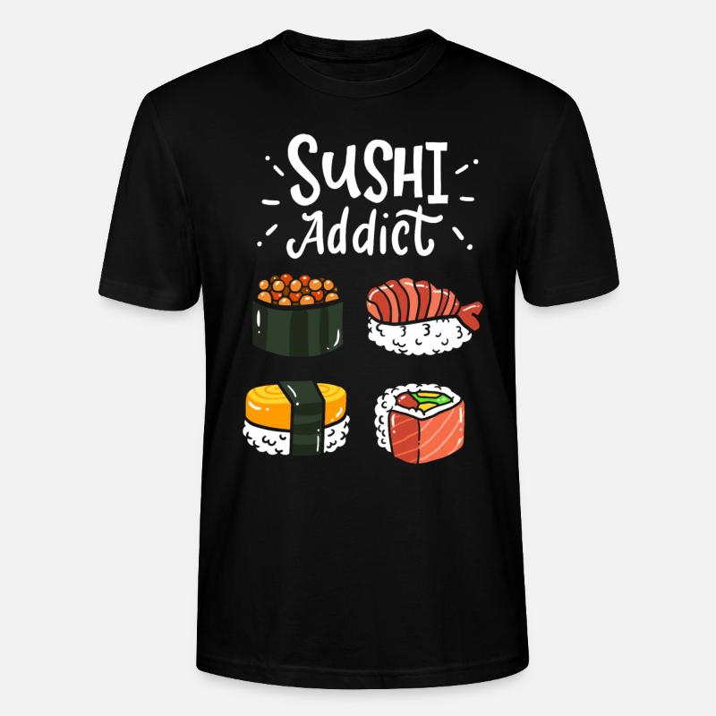Sushi - Stanley/Stella Unisex Bio-T-Shirt CRAFTER - Schwarz