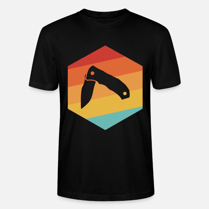 Taschenmesser - Stanley/Stella Unisex Bio-T-Shirt CRAFTER - Schwarz