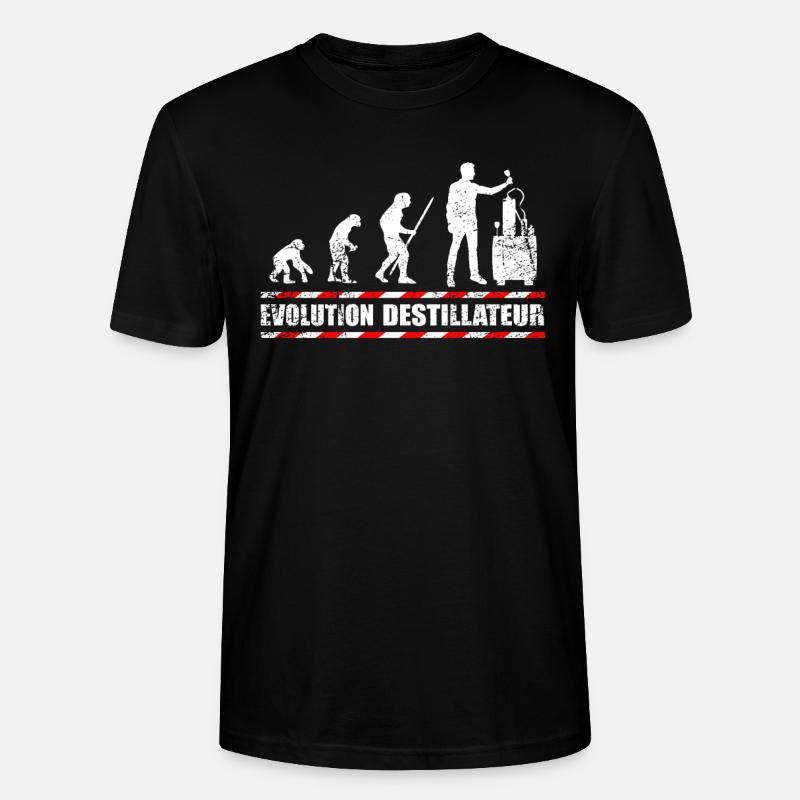 Evolution Destillateur Schnapsbrenner - Stanley/Stella Unisex Bio-T-Shirt CRAFTER - Schwarz