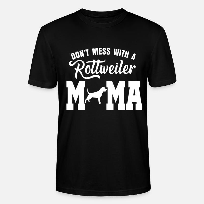 Rottweiler Mutter - Stanley/Stella Unisex Bio-T-Shirt CRAFTER - Schwarz
