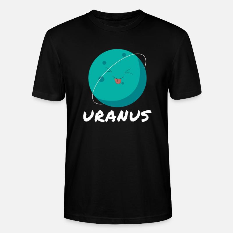 Uranus - Stanley/Stella Unisex Bio-T-Shirt CRAFTER - Schwarz