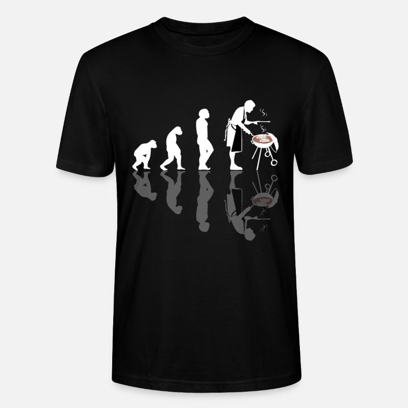 Cricket Evolution - Stanley/Stella CRAFTER Unisex Organic T-Shirt - black