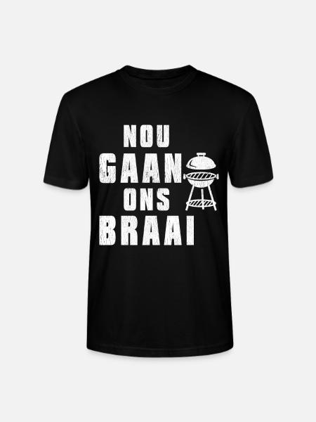 nou gaan ons braai black history - Stanley/Stella CRAFTER Unisex Organic T-Shirt - black