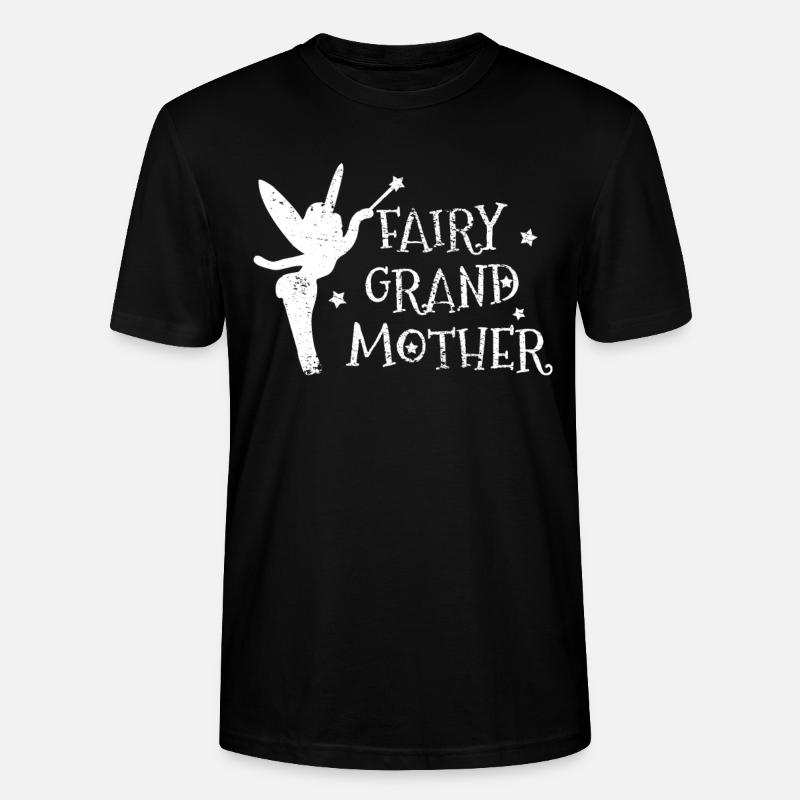 Fee Großmutter - Stanley/Stella Unisex Bio-T-Shirt CRAFTER - Schwarz