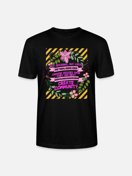 save the planet - Stanley/Stella CRAFTER Unisex Organic T-Shirt - black
