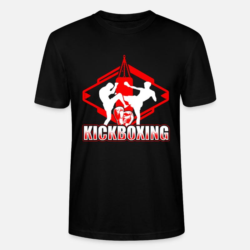 Kickboxen Kickboxing Kickboxer - T-shirt bio CRAFTER Stanley Stella Unisexe - noir