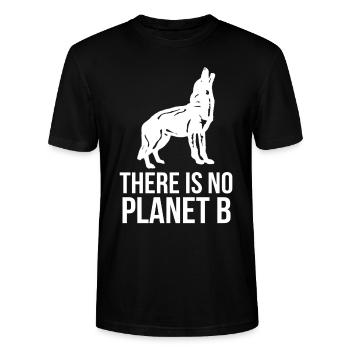 Tierschützer - Stanley/Stella Unisex Bio-T-Shirt CRAFTER - Schwarz - Vorne - Alina (178cm) & Michal (187cm)