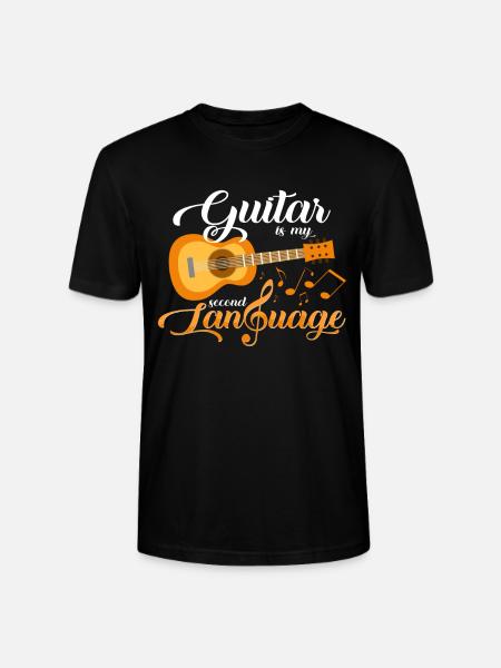guitar - Stanley/Stella CRAFTER Unisex Organic T-Shirt - black