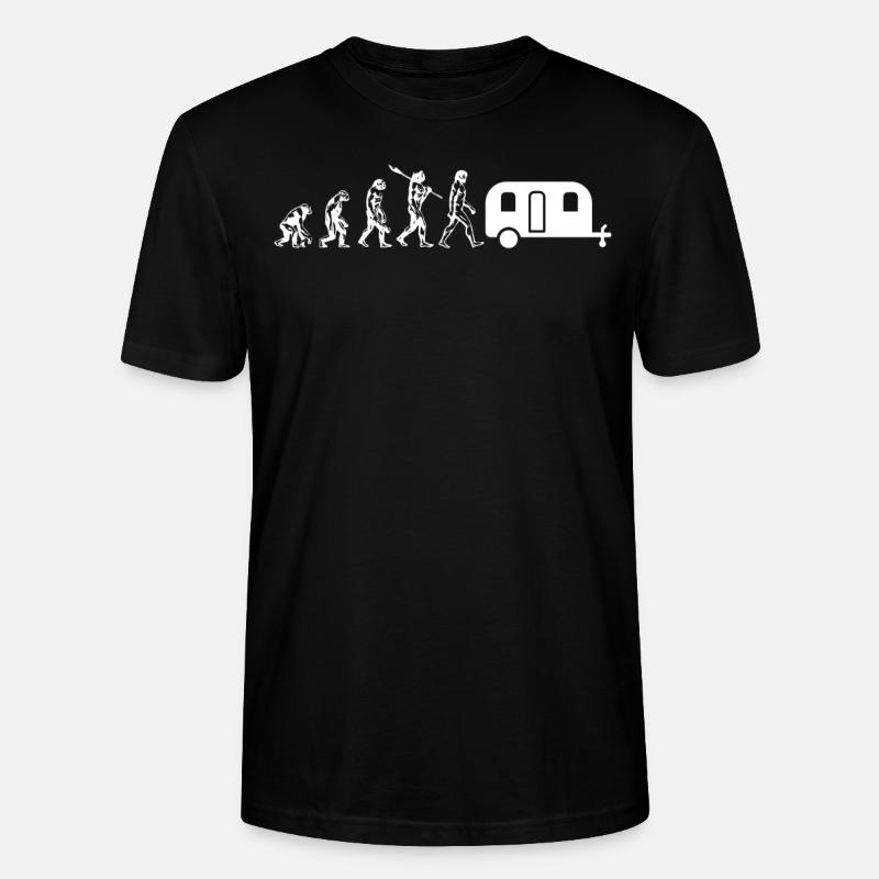 Evolution Camper - T-shirt bio CRAFTER Stanley Stella Unisexe - noir