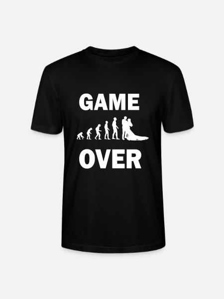 Wedding bride groom gift - Stanley/Stella CRAFTER Unisex Organic T-Shirt - black