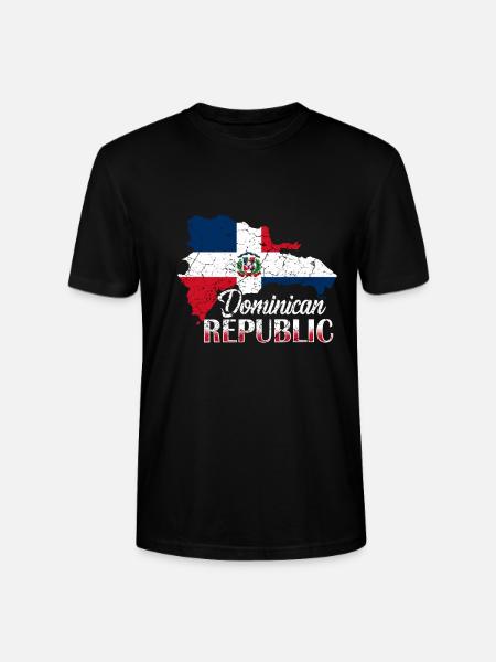 Dominican Republic - Stanley/Stella CRAFTER Unisex Organic T-Shirt - black