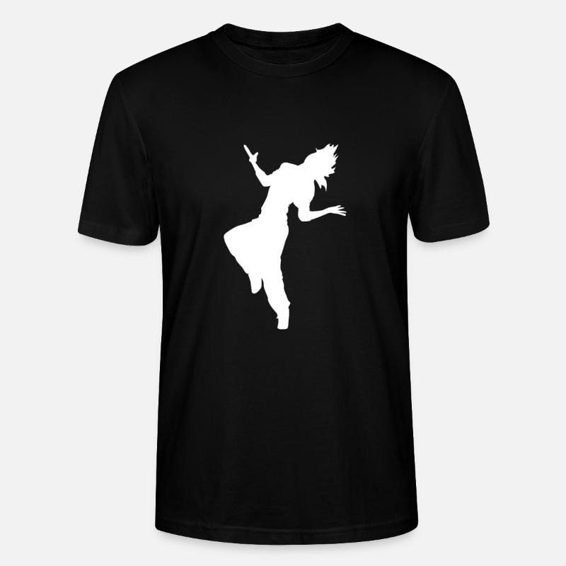 Silhouette de danseur danseur - T-shirt bio CRAFTER Stanley Stella Unisexe - noir