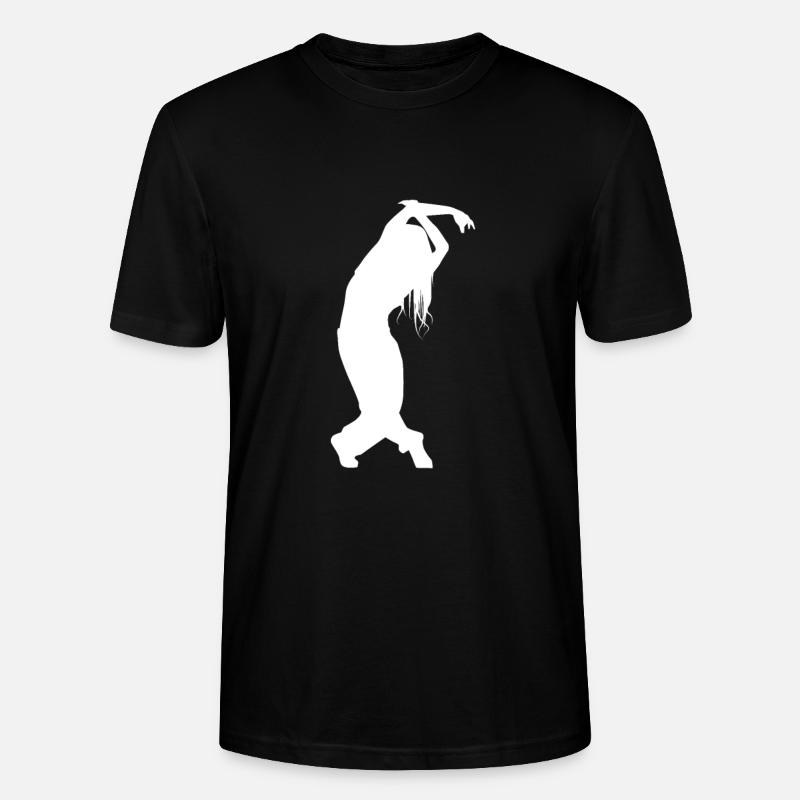 Silhouette de danseuse danseuse - T-shirt bio CRAFTER Stanley Stella Unisexe - noir