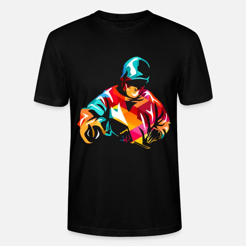 Chirurg Geschenk - Stanley/Stella Unisex Bio-T-Shirt CRAFTER - Schwarz