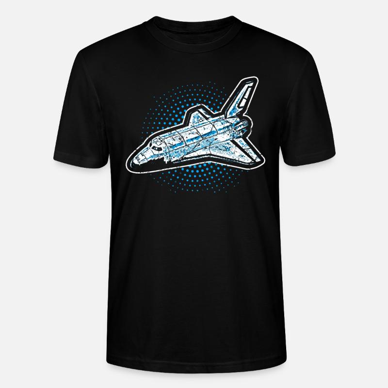 Navette spatiale NASA - T-shirt bio CRAFTER Stanley Stella Unisexe - noir