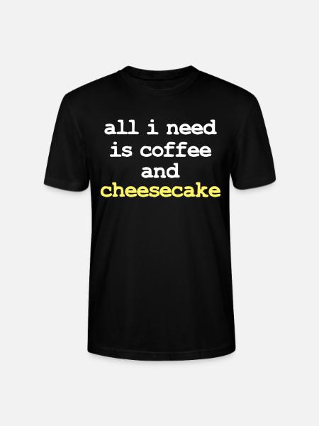 Cheesecake - Stanley/Stella CRAFTER Unisex Organic T-Shirt - black