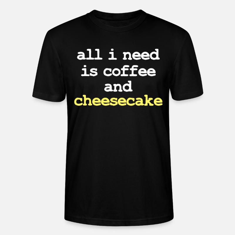 gâteau au fromage - T-shirt bio CRAFTER Stanley Stella Unisexe - noir